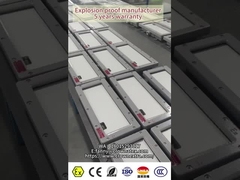 ضوء إشارة خروج مضاد للانفجار ATEX EAC معتمد للبيئة الخطرة 180 دقيقة حالة الطوارئ