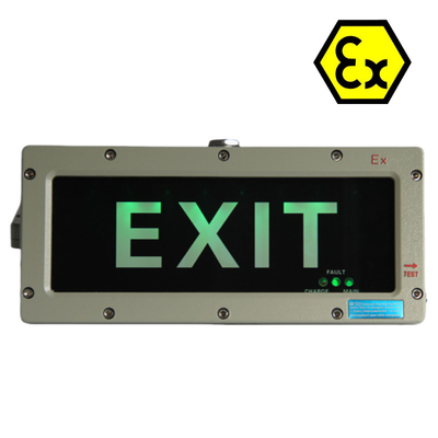 ATEX 3 واط ضوء خروج مضاد للانفجار 180 دقيقة وقت الطوارئ