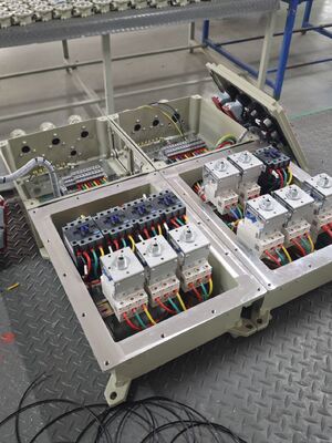 لوحة توزيع الطاقة المقاومة للانفجار لمضخة البداية المصنوعة من سبائك الألومنيوم LDB، لوحة توزيع مقاومة للانفجار