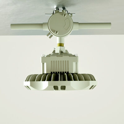 الصفراء النهاية مقاومة للانفجار مصابيح LED عالية الخليج الصب الصب الألومنيوم المنازل لون درجة الحرارة 3000 إلى 6500K للمصانع الكيميائية