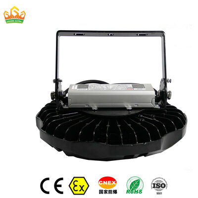 أضواء LED عالية خليج مقاومة للانفجار بجهد دخل 100-277 فولت تيار متردد مناسبة لمناجم النفط والغاز ومرافق المعالجة الكيميائية
