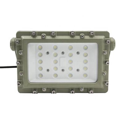 إضاءة كاشفة LED مقاومة للانفجار 4000K تتميز بحبات مصباح CREE، جهد قابل للتخصيص AC90-380V، مثالية للإضاءة في المواقع الخطرة