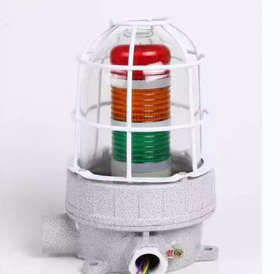 مقاوم للماء ضد الانفجار إنذار ضوء LED صوتي ومظهر إنذار 5-40W 180DB مع 150 مرة / دقيقة