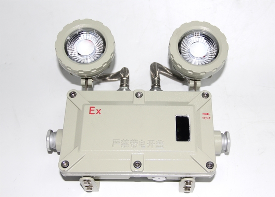 IP66 الصناعية سبائك الألومنيوم مضاد للانفجار أدى ضوء الطوارئ مع 90 دقيقة وقت الطوارئ