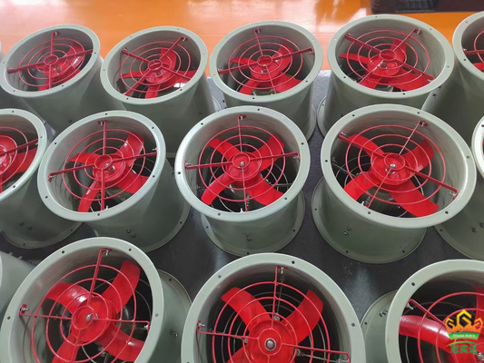 2000m3/h 1450r/m مروحة محورية مضادة للانفجار بعرض 250mm للبيئات الخطرة للانفجار