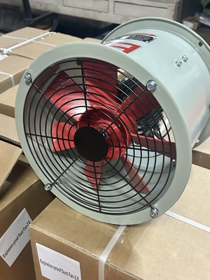 مروحة الصرف الخارجي ضد الانفجار BAF IP54 2000-9500m3 / h مع حديد سبيكة الألومنيوم