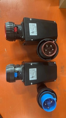 16A 32A 63A GRP مصدر الطاقة المقاوم للانفجار 220VAC مكافحة التآكل 4 دبوس