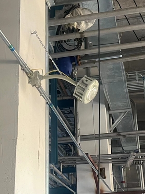GYD6101، ضوء السقف المقاوم للانفجارات، ATEX،EAC،IP66،WF2، المستخدمة للمناطق 1،2 و21،22صناعة مناجم النفط والغاز100~277v، 120lm/w، 50w