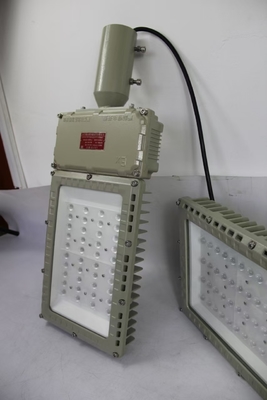 100W 130lm/W مضاد للانفجار مصابيح الفيضانات المضادة للماء في الهواء الطلق صلابة عالية عمل على نطاق واسع الإضاءة