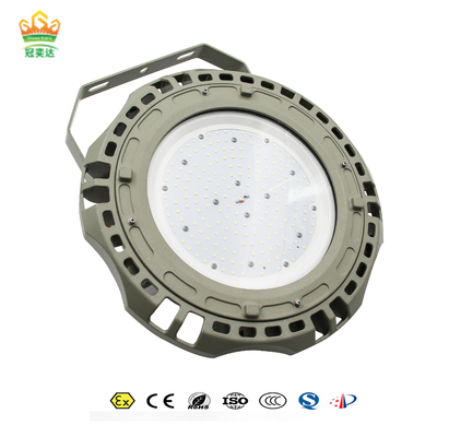 IP66 150 واط مضاد للانفجار مصابيح الخليج العالية مع كفاءة 135lm / w للمناطق الصناعية والبتروكيماوية