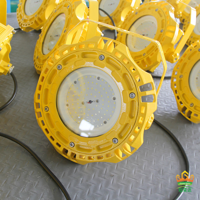 سبيكة الألومنيوم 100w مضاد للانفجار مصابيح الخليج العالية مع AC100 ~ 277V للمنطقة 1 ، 2 &amp; المنطقة 21 ، 22