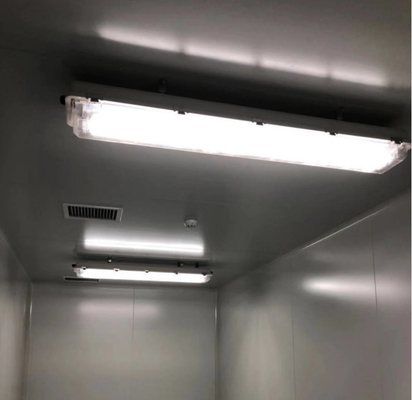 100lm/w الكفاءة 2*36w الأنابيب المزدوجة الضوء الخطي ضد الانفجار للصناعات الصناعية