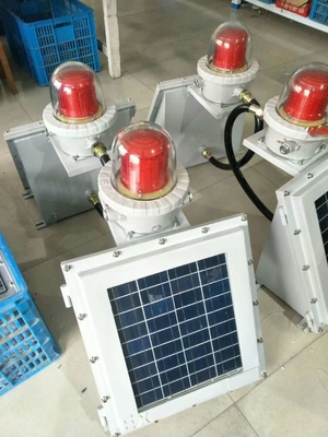 ضوء الإنذار الشمسي المقاوم للانفجار البحري IP66 Ex Mark Certified II 2 G/2 D