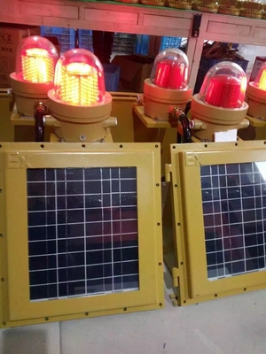 أضواء إنذار عوائق الطيران المقاومة للانفجار المعتمدة من ATEX IECEx للمنطقتين 1 و 2 / المنطقتين 21 و 22 - إضاءة إشارة آمنة للمناطق الخطرة