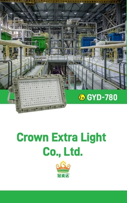 ATEX IECEx RoHS CNEX 150W ضوء LED مضاد للانفجار للإضاءة الصناعية 5 سنوات ضمان
