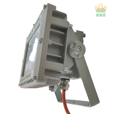 ATEX IECEx RoHS ISO9001 50W ضوء الفيضانات LED مضاد للانفجار لمرافق النفايات الخطرة