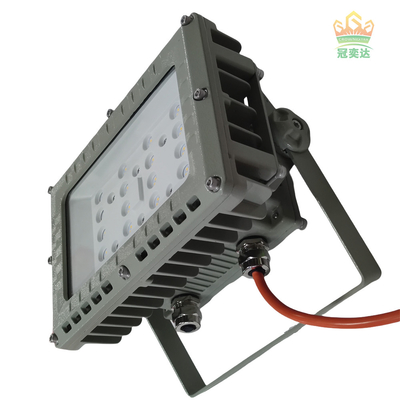 ATEX IECEx RoHS ISO9001 50W ضوء الفيضانات LED مضاد للانفجار لمرافق النفايات الخطرة