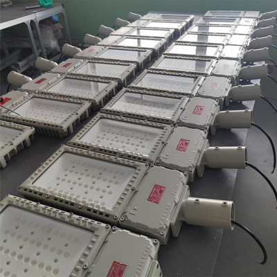 مصباح شارع مضاد للانفجار 250 واط لمصفاة 100-277v 130lm/W معتمدة ATEX/IECEx/RoHS