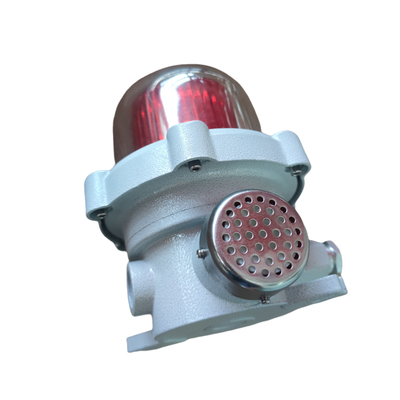 إنذار ضد الانفجار صوتي ومرئي مصابيح الإنذار ATEX الصناعية للمواقع الخطرة 120-180DB