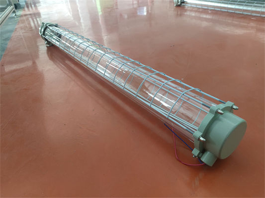 مصباح فلورسنت مضاد للانفجار بحري لأنابيب LED T8 بطول 2 قدم/4 قدم (0.6 متر/1.2 متر) تركيبات مقاومة للهب