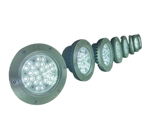 تقسيم 1 ATEX معتمد ضوء الخليج LED ضد الشعلة مع درجة WF2 150Watt 180lm/w