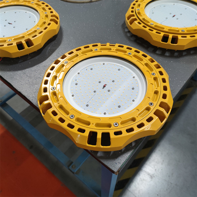 مصباح LED عالي الإضاءة مقاوم للانفجار بقوة 150 واط - المنطقة 1 و 2، تصميم UFO، 5700K/6500K