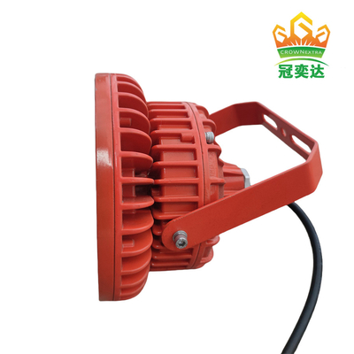 ضوء خليج LED مضاد للانفجار ATEX IP66 المعدل البحري الألومنيوم للسفن البحرية النفط 175lm / واط 295V