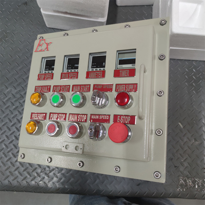 تصنيف ATEX CNEX Ex d عازل للنار صندوق لوحة IP66 WF2 للمناطق الخطرة مع دخول كابل مخصص 295Vac
