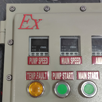 تصنيف ATEX CNEX Ex d عازل للنار صندوق لوحة IP66 WF2 للمناطق الخطرة مع دخول كابل مخصص 295Vac
