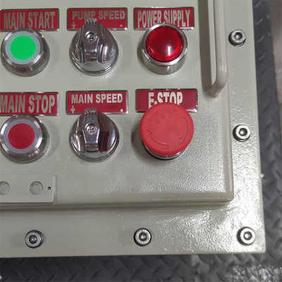 تصنيف ATEX CNEX Ex d عازل للنار صندوق لوحة IP66 WF2 للمناطق الخطرة مع دخول كابل مخصص 295Vac
