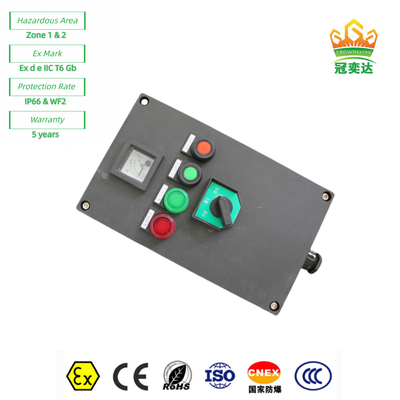 مقاومة للنيران لوحة محطة التحكم الصندوق الخارجي البلاستيك الكامل ((GRP) قابلة للتخصيص IP66 220v 380V 10A