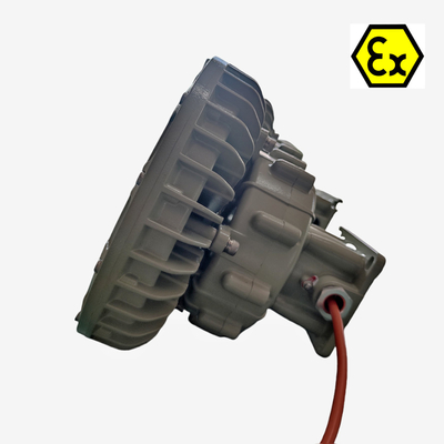 مصابيح LED مضادة للانفجار ATEX IEC مع 185lm / w كفاءة الطاقة IP66 WF2 للمناطق 1 النفط غاز الضوء الصناعي