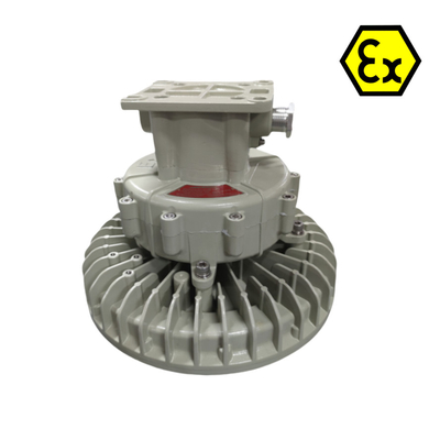مصابيح LED مضادة للانفجار ATEX IEC مع 185lm / w كفاءة الطاقة IP66 WF2 للمناطق 1 النفط غاز الضوء الصناعي