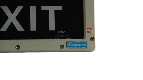 إشارات خروج LED مضادة للانفجارات معتمدة من ATEX IP66 منطقة خطرة قسم 2 والمنطقة 1