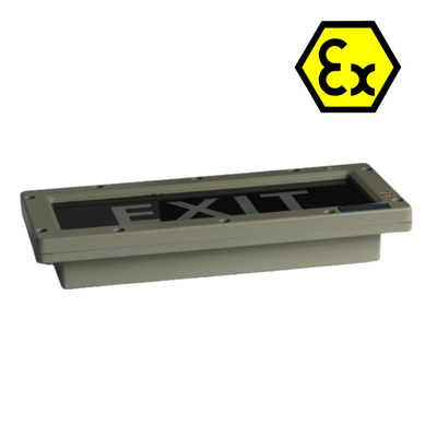إشارات خروج LED مضادة للانفجارات معتمدة من ATEX IP66 منطقة خطرة قسم 2 والمنطقة 1