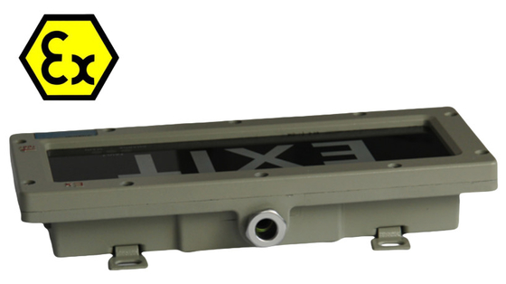 إشارات خروج LED مضادة للانفجارات معتمدة من ATEX IP66 منطقة خطرة قسم 2 والمنطقة 1