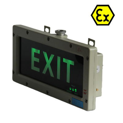 ضوء الخروج المقاوم للانفجار LED ATEX Safety RoHS معتمد للمناطق الخطرة 1 Div1 OEM متاح