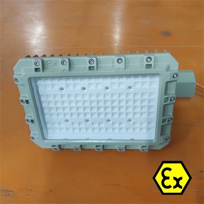 Ex d ATEX LED ضوء مربع مضاد للانفجار 4000K قابل للتخفيف 90-295V للإضاءة الصناعية EPC مع حماية IP66 OEM متاحة 50-250watt