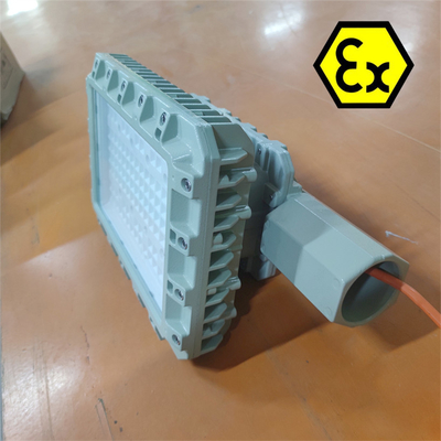 Ex d ATEX LED ضوء مربع مضاد للانفجار 4000K قابل للتخفيف 90-295V للإضاءة الصناعية EPC مع حماية IP66 OEM متاحة 50-250watt