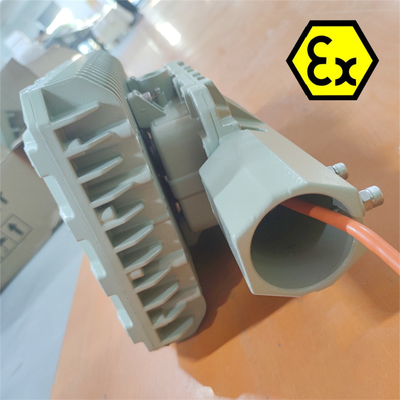 Ex d ATEX LED ضوء مربع مضاد للانفجار 4000K قابل للتخفيف 90-295V للإضاءة الصناعية EPC مع حماية IP66 OEM متاحة 50-250watt