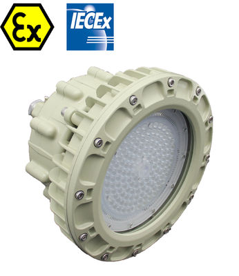 ضوء LED عالي الإضاءة مضاد للانفجار معتمد من ATEX IECEx IP66 160lm/W