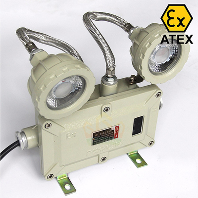 120\u00b0 زاوية الشعاع Exdb ضوء الطوارئ LED المقاوم للنار مع كفاءة الضوء 100lm / W