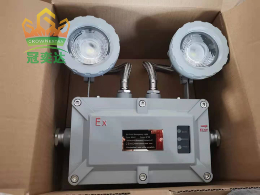 24-36VDC CCT 4500-6500K CRI ≥ 70 ضوء الطوارئ المقاوم للحريق القابل للتخصيص ضوء الطوارئ المقاوم للشعلة