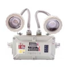 ضوء الطوارئ ضد الانفجار 2 * 3Watt LED 220VAC 24/36VDC للمنطقة 1 2