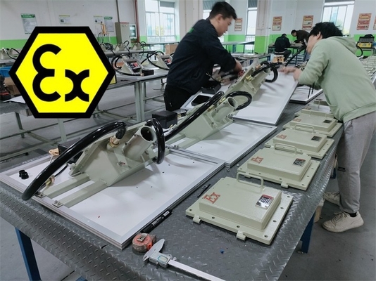 ضوء الشارع الشمسي المقاوم للانفجارات ATEX IECEx معتمد WF2 IP66 100 واط 140lm