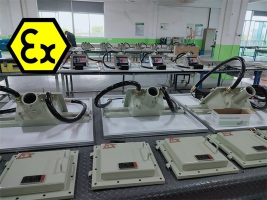 ATEX IECEx مقاومة للانفجارات مصباح الشمسية LED الإضاءة الشارعية المقاومة للنار الألومنيوم الصف البحري