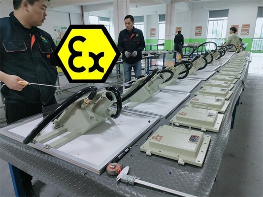 مضاد للانفجارات ATEX Soalr الشارع الضوء LED مصباح مصباح 100 واط