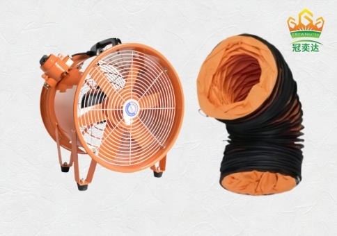 تهوية المناطق الخطرة مروحة مضادة للانفجار قطر المروحة 200-750mm