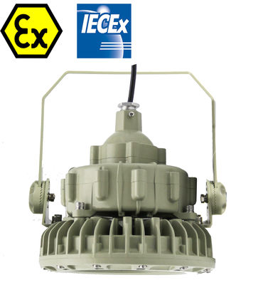 مصباح LED عالي الإضاءة مضاد للانفجار 100-240 واط معتمد من ATEX IECEx IP66