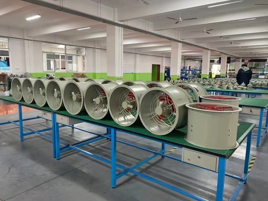 200-750mm قطر مروحة مقاومة للشعلة 2000-10800m3/h CFM تهوية صناعية